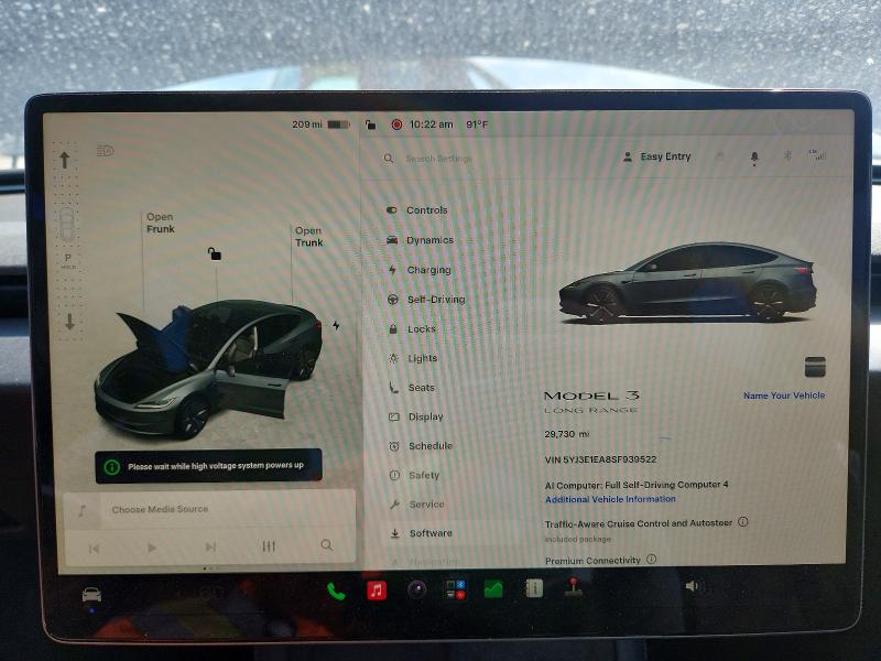 Продаж на аукціоні авто 2025 Tesla Model 3, vin: 5YJ3E1EA8SF939522, номер лоту: 59277246
