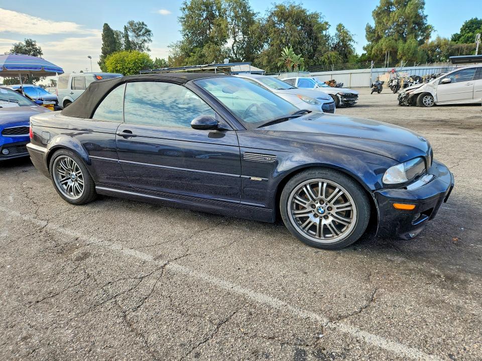 62063256 :رقم المزاد ، WBSBR93471EX20765 vin ، 2001 Bmw M3 مزاد بيع