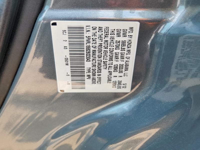 60082486 :رقم المزاد ، 5FNRL18682B023043 vin ، 2002 Honda Odyssey مزاد بيع