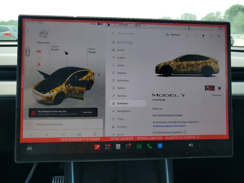 Aukcja sprzedaży 2026 Tesla Model Y, vin: 7SAYGDED8TF575666, numer aukcji: 62280036