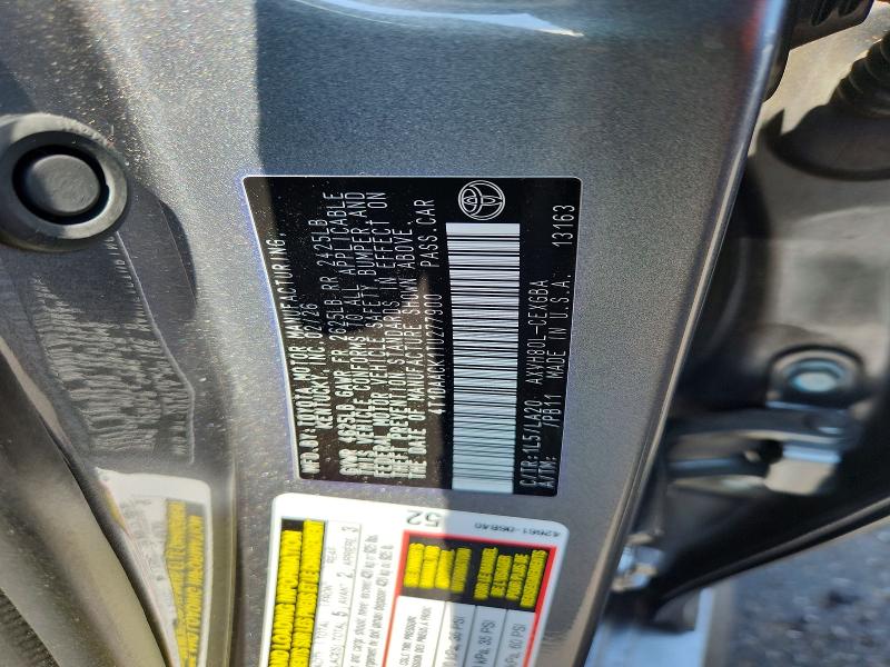 62329006 :رقم المزاد ، 4T1DAACK1TU277900 vin ، 2026 Toyota Camry مزاد بيع