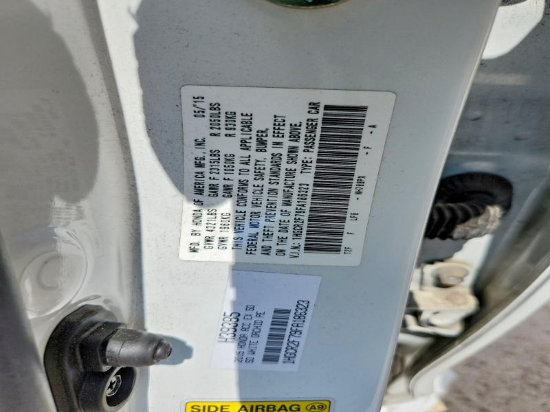 Aukcja sprzedaży 2015 Honda Accord, vin: 1HGCR2F79FA186323, numer aukcji: 59917226