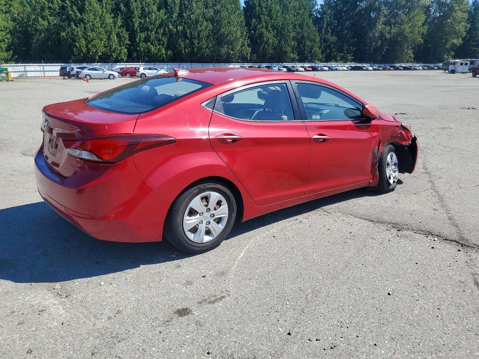 61401246 :رقم المزاد ، KMHDH4AE1GU526566 vin ، 2016 Hyundai Elantra مزاد بيع