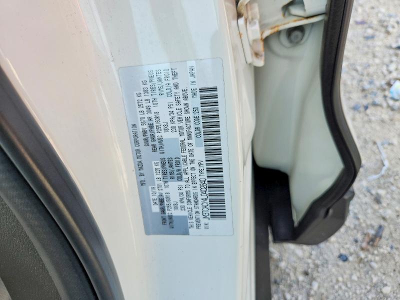 Aukcja sprzedaży 2020 Mazda Cx-9, vin: JM3TCACY4L0402840, numer aukcji: 62584296