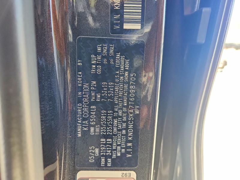 Продаж на аукціоні авто 2026 Kia Carnival, vin: KNDNC5KA7T6098705, номер лоту: 61030836