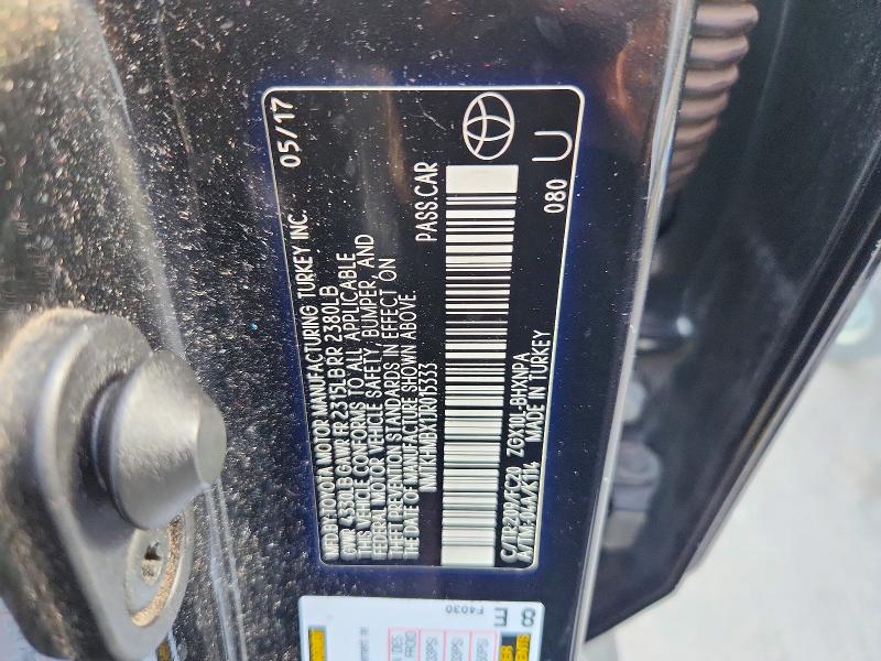59218556 :رقم المزاد ، NMTKHMBX1JR015333 vin ، 2018 Toyota C-hr مزاد بيع