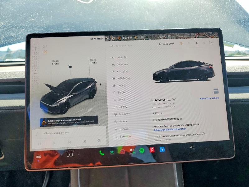 Aukcja sprzedaży 2026 Tesla Model Y, vin: 7SAYGDEEXTF400201, numer aukcji: 61055576