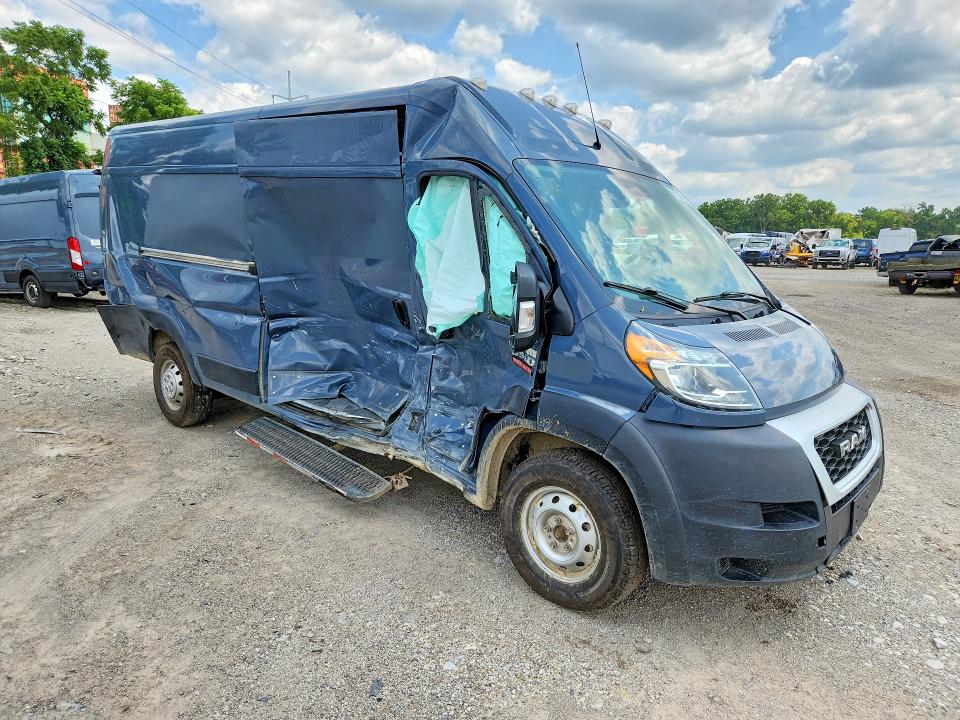 2021 Ram Promaster 3500 მანქანა იყიდება აუქციონზე, vin: 3C6MRVJG8ME579792, აუქციონის ნომერი: 61934206
