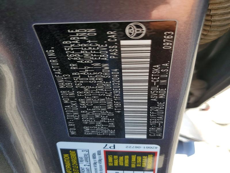 Продаж на аукціоні авто 2014 Toyota Camry, vin: 4T1BF1FK9EU320404, номер лоту: 60818856