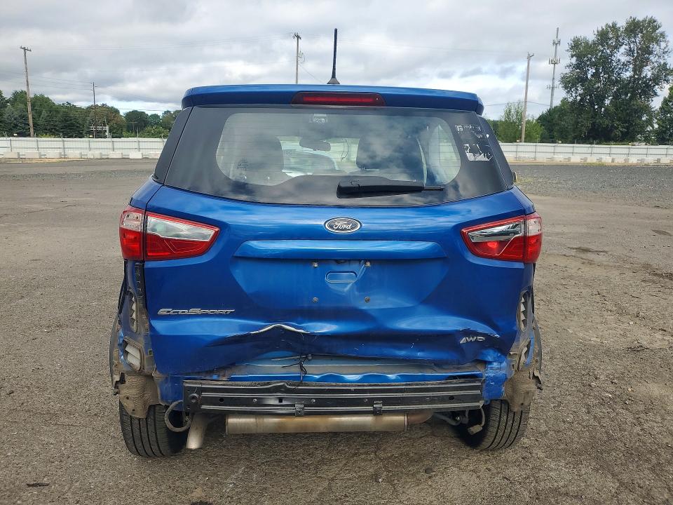2018 Ford Ecosport მანქანა იყიდება აუქციონზე, vin: MAJ6P1SL6JC197300, აუქციონის ნომერი: 58957196