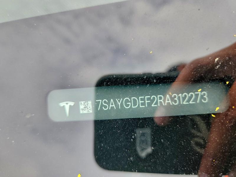 Продаж на аукціоні авто 2024 Tesla Model Y, vin: 7SAYGDEF2RA312273, номер лоту: 61484166