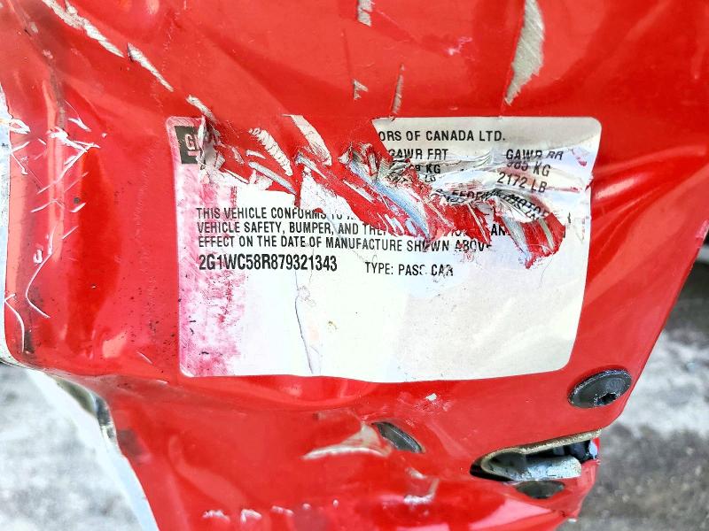60426556 :رقم المزاد ، 2G1WC58R879321343 vin ، 2007 Chevrolet Impala مزاد بيع