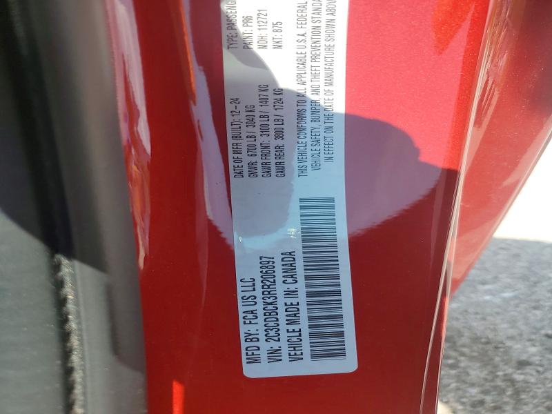Продаж на аукціоні авто 2024 Dodge Charger, vin: 2C3CDBCK3RR206897, номер лоту: 85965585