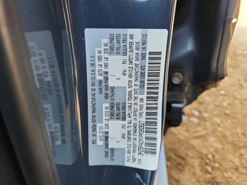 Продажа на аукционе авто 2023 Mazda 3, vin: 3MZBPACM1PM380527, номер лота: 60521326