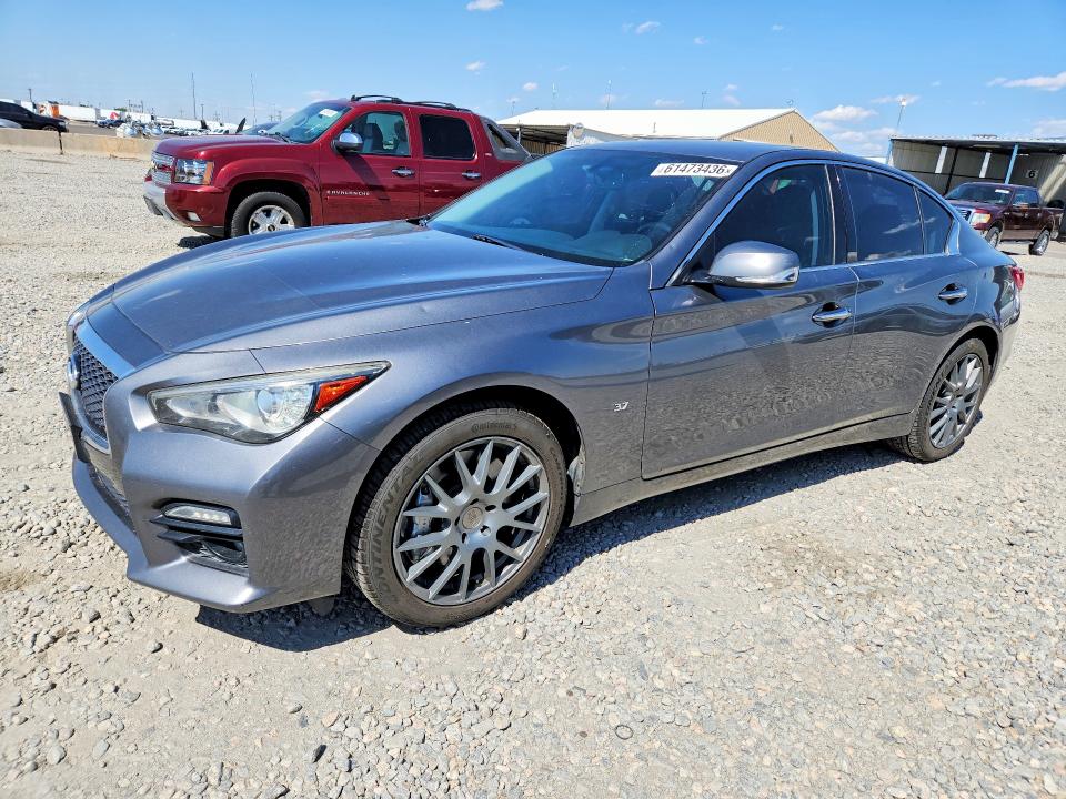 61473436 :رقم المزاد ، JN1BV7AR5FM406862 vin ، 2015 Infiniti Q50 مزاد بيع