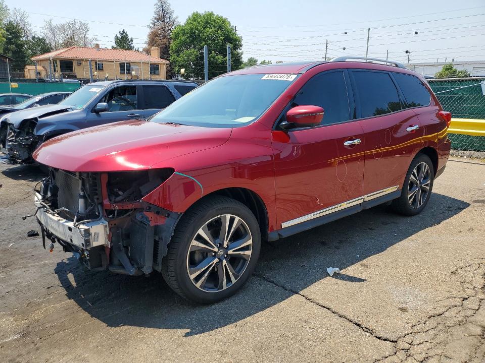 59665076 :رقم المزاد ، 5N1DR2MM3KC606258 vin ، 2019 Nissan Pathfinder مزاد بيع