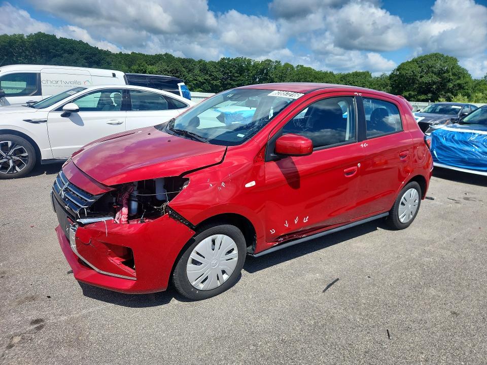 2024 Mitsubishi Mirage მანქანა იყიდება აუქციონზე, vin: ML32AUHJ8RH033940, აუქციონის ნომერი: 62857216