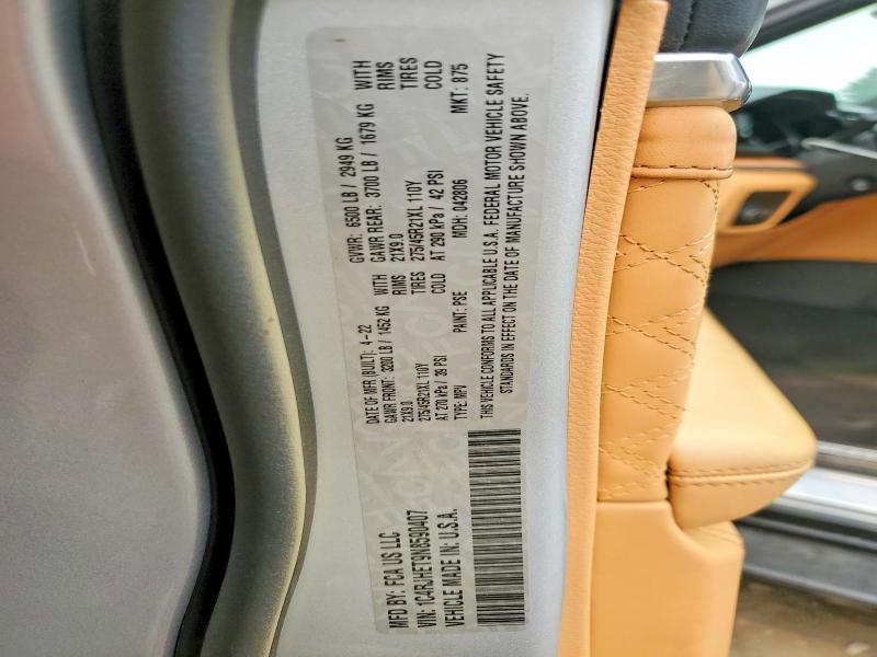 Продажа на аукционе авто 2022 Jeep Grand Cherokee, vin: 1C4RJHET9N8590407, номер лота: 61223146