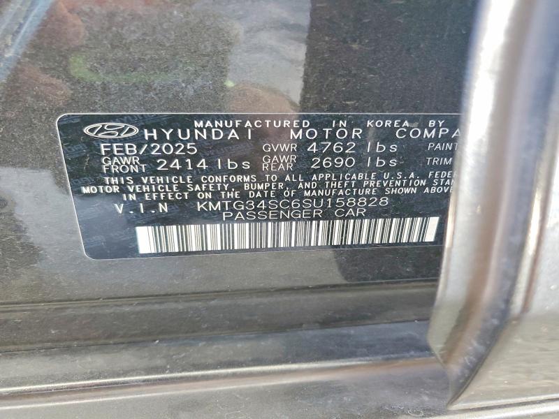 Auction sale of the 2025 Genesis G70, vin: KMTG34SC6SU158828, lot number: 61887476