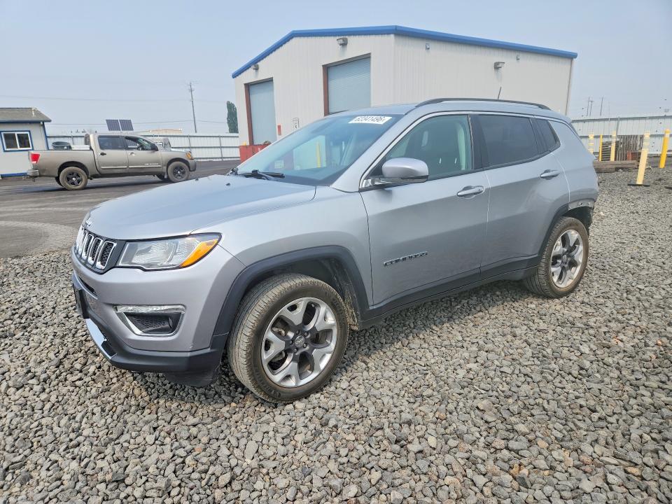 2019 Jeep Compass მანქანა იყიდება აუქციონზე, vin: 3C4NJDCB7KT753411, აუქციონის ნომერი: 62341496