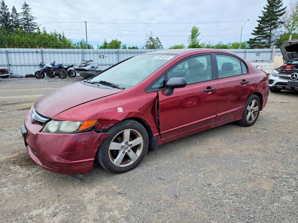 Aukcja sprzedaży 2006 Honda Civic, vin: 2HGFA15376H027038, numer aukcji: 60044846