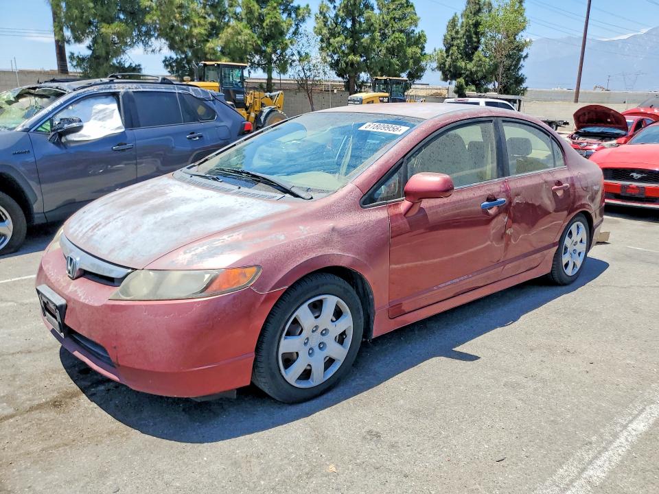 2007 Honda Civic მანქანა იყიდება აუქციონზე, vin: JHMFA16557S001156, აუქციონის ნომერი: 61809956