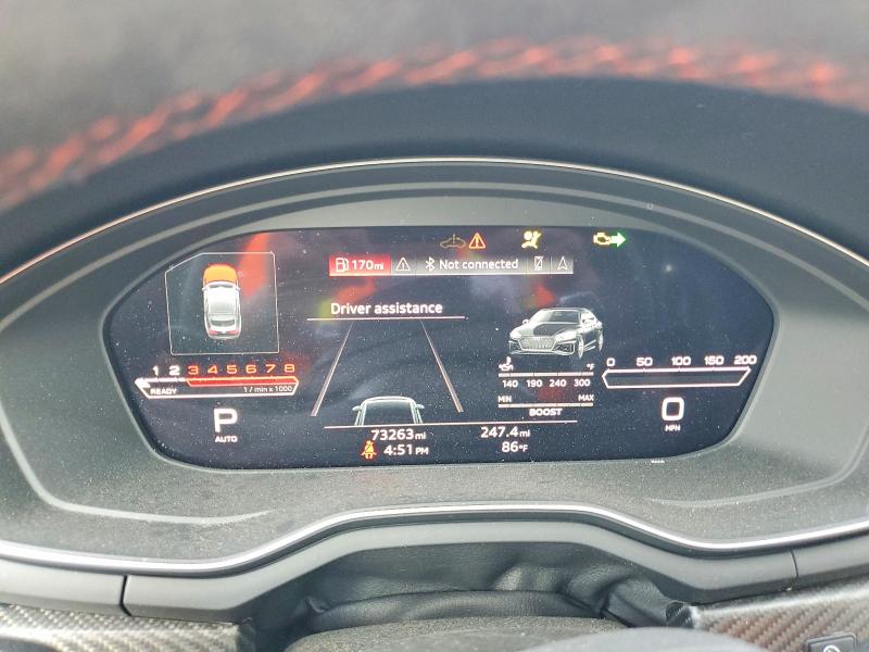 Продаж на аукціоні авто 2023 Audi Rs5, vin: WUAAWCF51PA903059, номер лоту: 61839386