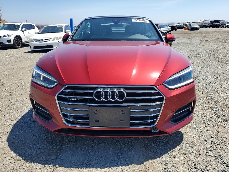 Aukcja sprzedaży 2018 Audi A5, vin: WAUYNGF51JN012725, numer aukcji: 63179196