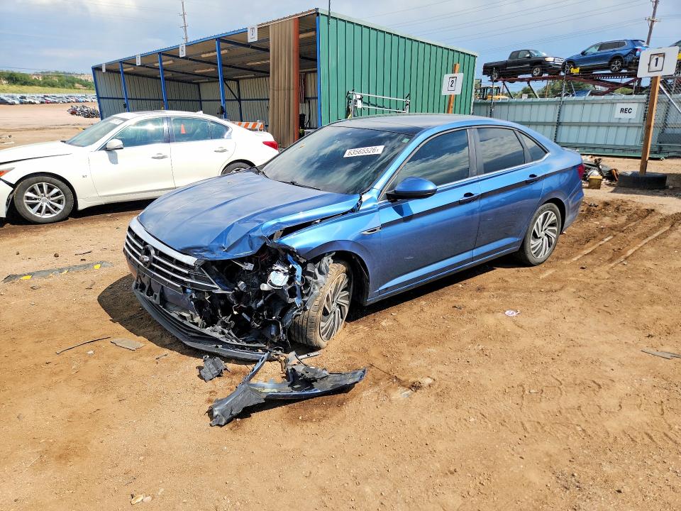63565526 :رقم المزاد ، 3VWE57BU3MM075548 vin ، 2021 Volkswagen Jetta مزاد بيع