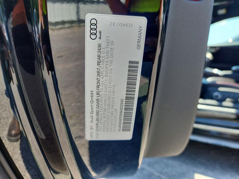 Aukcja sprzedaży 2021 Audi Rs5, vin: WUANWAF59MA902940, numer aukcji: 60049826
