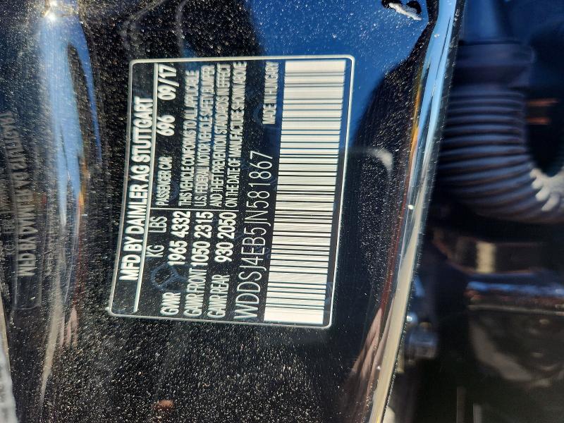 Aukcja sprzedaży 2018 Mercedes-benz Cla, vin: WDDSJ4EB5JN581867, numer aukcji: 61531976