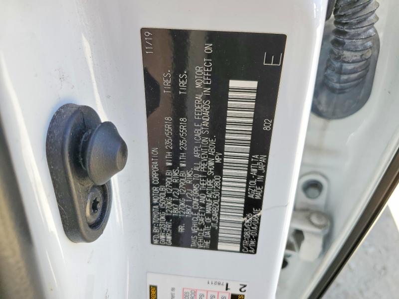 Aukcja sprzedaży 2020 Lexus Nx, vin: JTJSARBZXL5012800, numer aukcji: 61244516