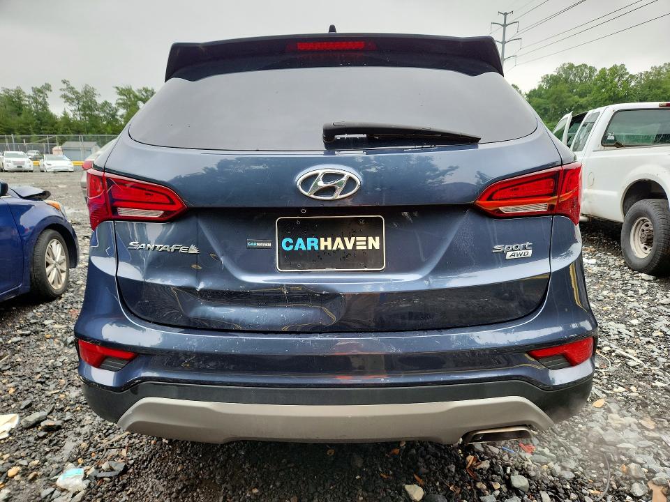 2017 Hyundai Santa Fe Sport მანქანა იყიდება აუქციონზე, vin: 5NMZTDLB6HH046009, აუქციონის ნომერი: 59267366