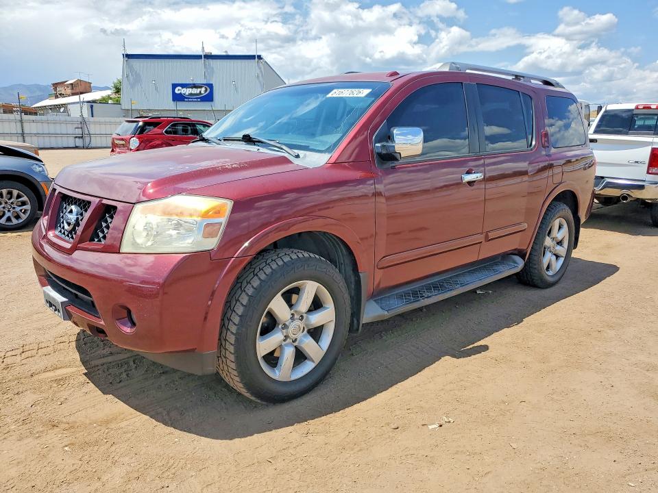 2012 Nissan Armada მანქანა იყიდება აუქციონზე, vin: 5N1AA0NC8CN606895, აუქციონის ნომერი: 61677626