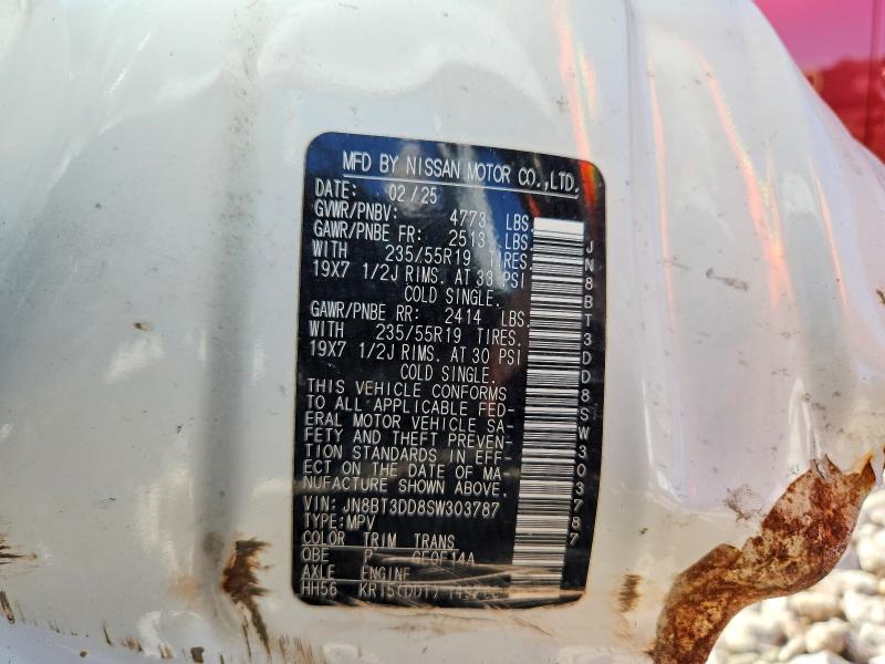 Продаж на аукціоні авто 2025 Nissan Rogue, vin: JN8BT3DD8SW303787, номер лоту: 62105726