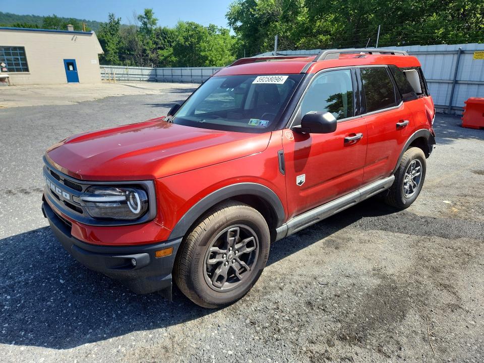 Продаж на аукціоні авто 2022 Ford Bronco Sport, vin: 3FMCR9B67NRE20348, номер лоту: 59258096