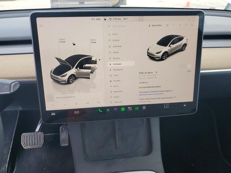 2023 Tesla Model Y მანქანა იყიდება აუქციონზე, vin: 7SAYGDEE4PA029815, აუქციონის ნომერი: 59581896