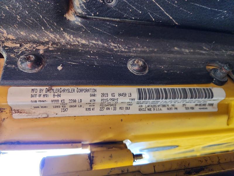 Auction sale of the 2004 Jeep Wrangler, vin: 1J4FA39S14P798674, lot number: 60435256