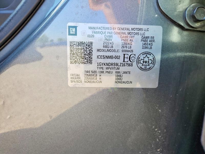 Продаж на аукціоні авто 2020 Cadillac Xt5, vin: 1GYKNDRS9LZ167568, номер лоту: 58228146