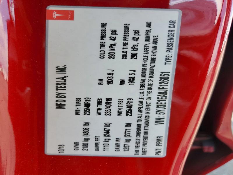 Продаж на аукціоні авто 2018 Tesla Model 3, vin: 5YJ3E1EA8JF126051, номер лоту: 59821356
