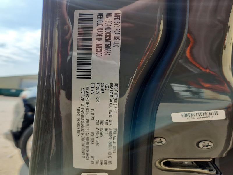 59277086 :رقم المزاد ، 3C4NJDCB2MT586684 vin ، 2021 Jeep Compass مزاد بيع