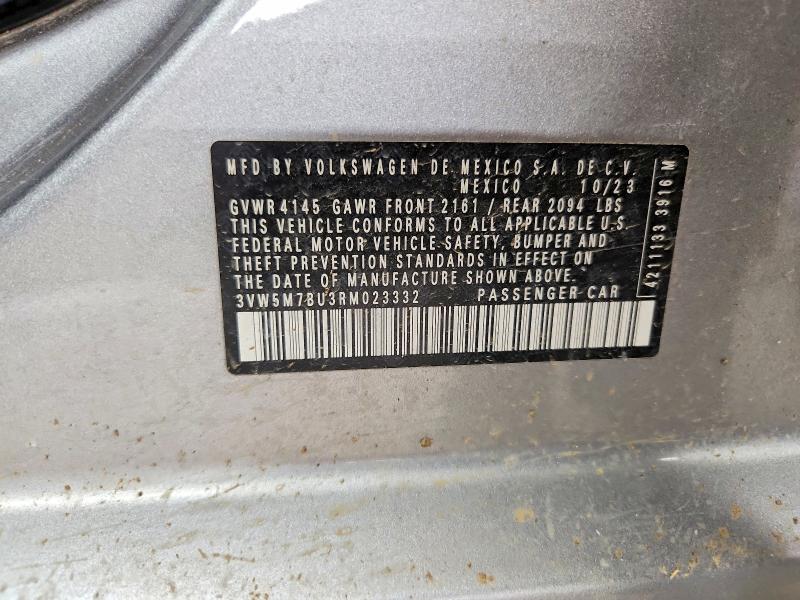 Продажа на аукционе авто 2024 Volkswagen Jetta, vin: 3VW5M7BU3RM023332, номер лота: 60846436