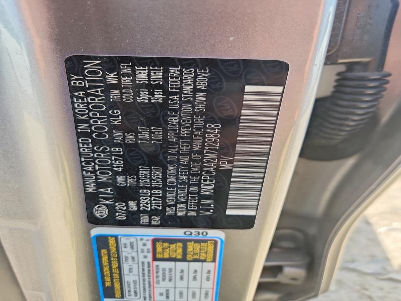 59319486 :رقم المزاد ، KNDEPCAA2M7129848 vin ، 2021 Kia Seltos مزاد بيع