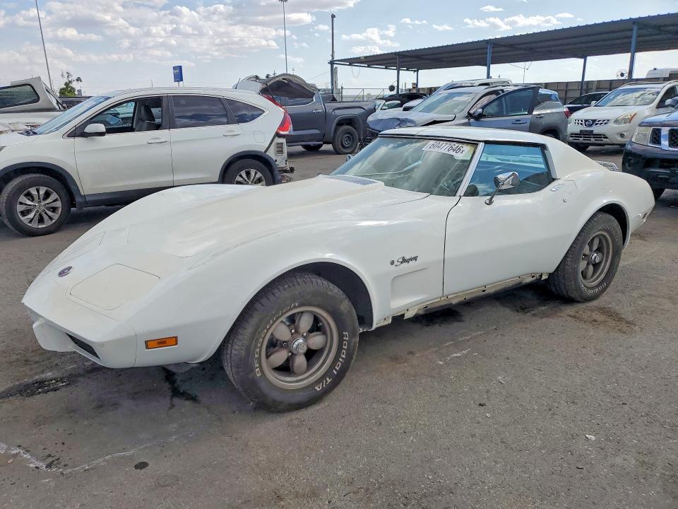 60477646 :رقم المزاد ، 1Z37J5S423691 vin ، 1975 Chevrolet Corvette مزاد بيع