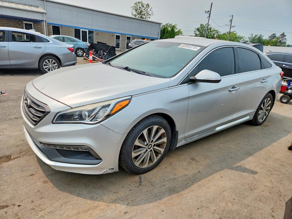 2016 Hyundai Sonata მანქანა იყიდება აუქციონზე, vin: 5NPE34AF6GH328527, აუქციონის ნომერი: 60965376