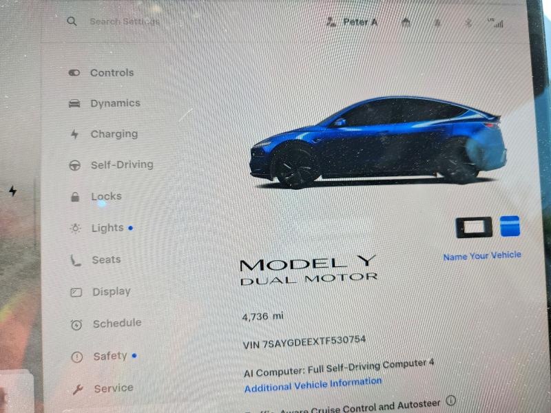 Aukcja sprzedaży 2026 Tesla Model Y, vin: 7SAYGDEEXTF530754, numer aukcji: 61968096