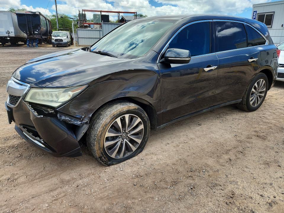 61619886 :رقم المزاد ، 5FRYD3H46FB012047 vin ، 2015 Acura Mdx مزاد بيع