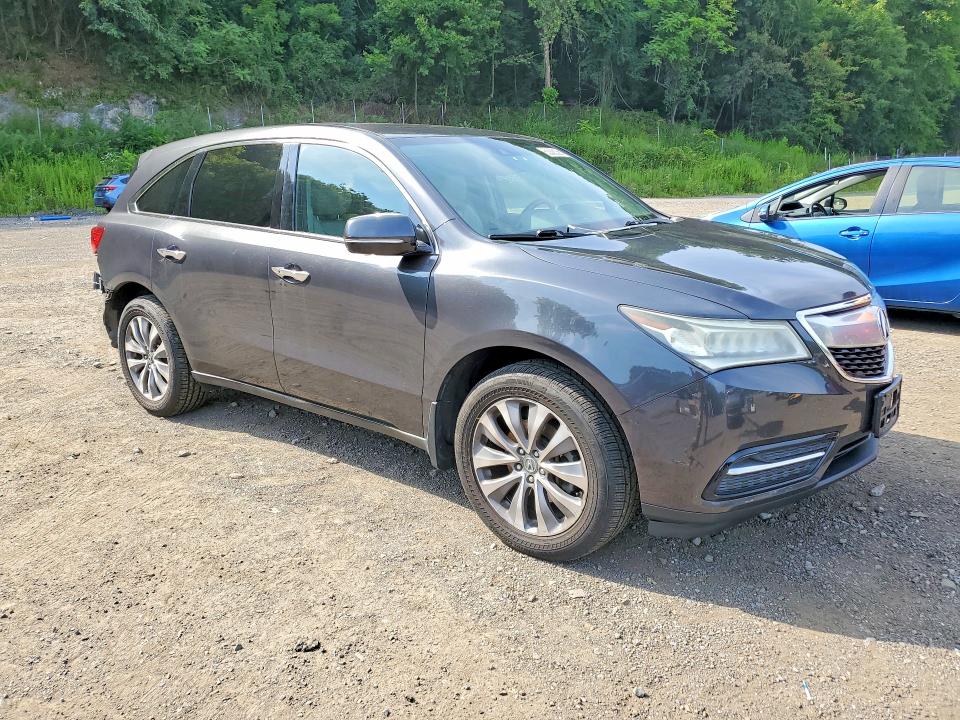 62292036 :رقم المزاد ، 5FRYD4H42EB049990 vin ، 2014 Acura Mdx مزاد بيع