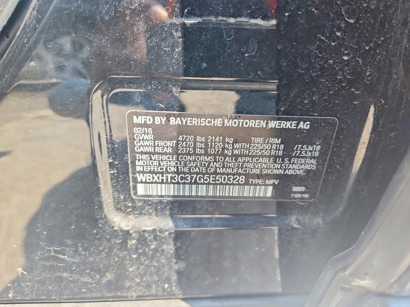 Aukcja sprzedaży 2016 Bmw X1, vin: WBXHT3C37G5E50328, numer aukcji: 61624016