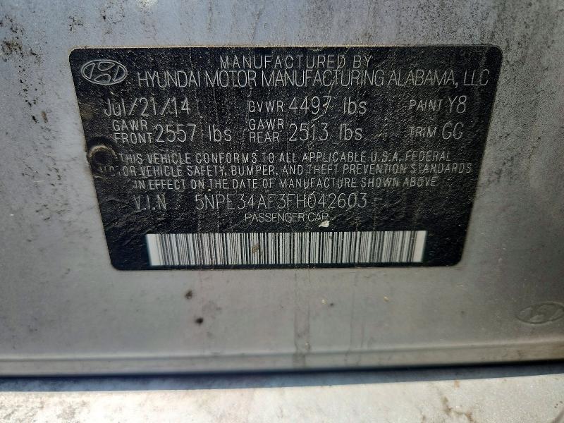 Aukcja sprzedaży 2015 Hyundai Sonata, vin: 5NPE34AF3FH042603, numer aukcji: 61820956
